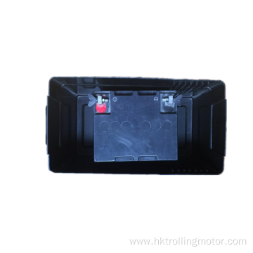 Sturdy and Durable Plastic Black Battery Box